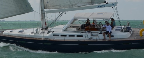 Beneteau 57 sailing Miami