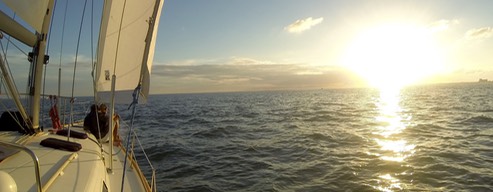 Beneteau sailing Miami Beach