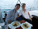 Fully serviced private charters in Miami with Capt Miguel and Agata
