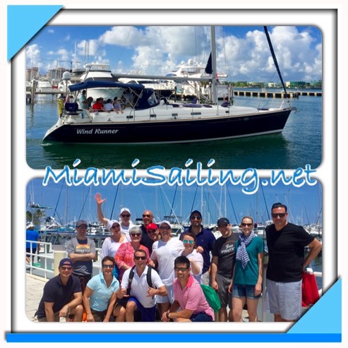 Corpprate boat team building events in Miami