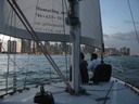 Full moon sailing charter in Miami