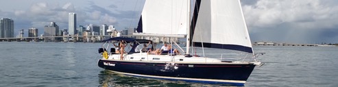 Luxury sailboat Miami