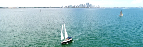 Miami Biscayne Bay Sailing