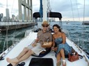 Romantic dinner on a sailboat - private sunset cruise